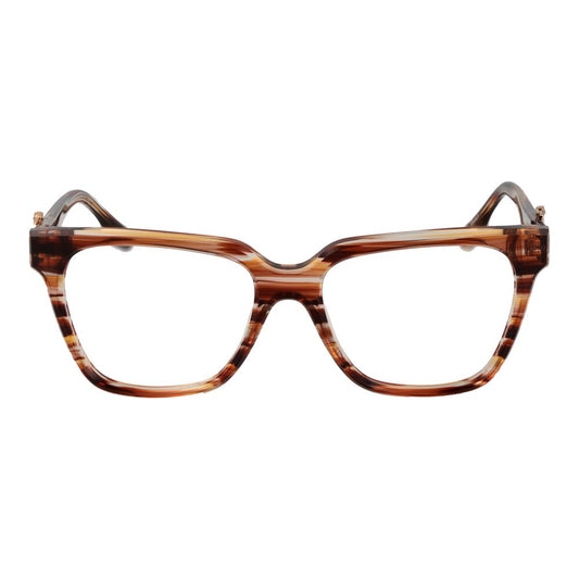 Trussardi Orangefarbene Acetat-Brille (Gestell)