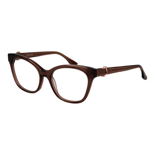 Trussardi Braune Acetat-Brille (Gestell)