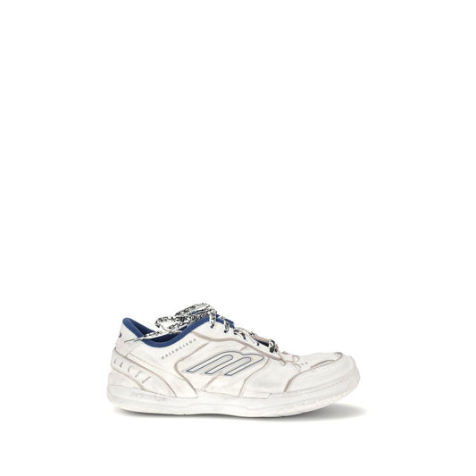Balenciaga Graue Polyester-Sneaker im Used-Look