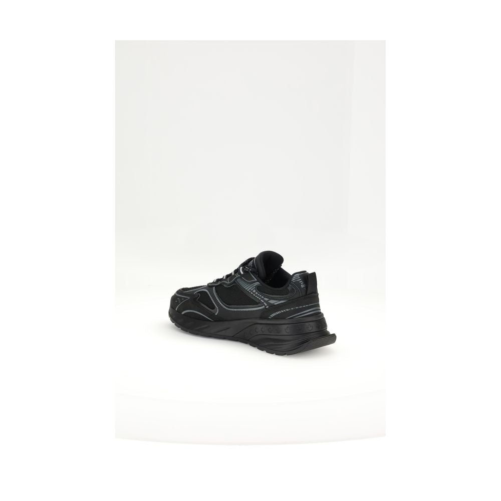 Dsquared² Schwarze Sneaker aus Kalbshaut Bos Taurus