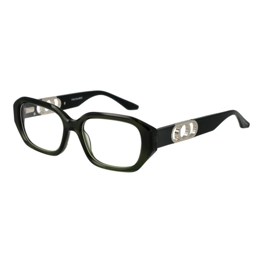 Trussardi Grüne Acetat-Brille (Rahmen)
