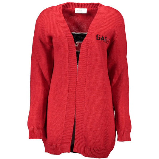 Gaelle Paris Strickjacke aus Roter Wolle