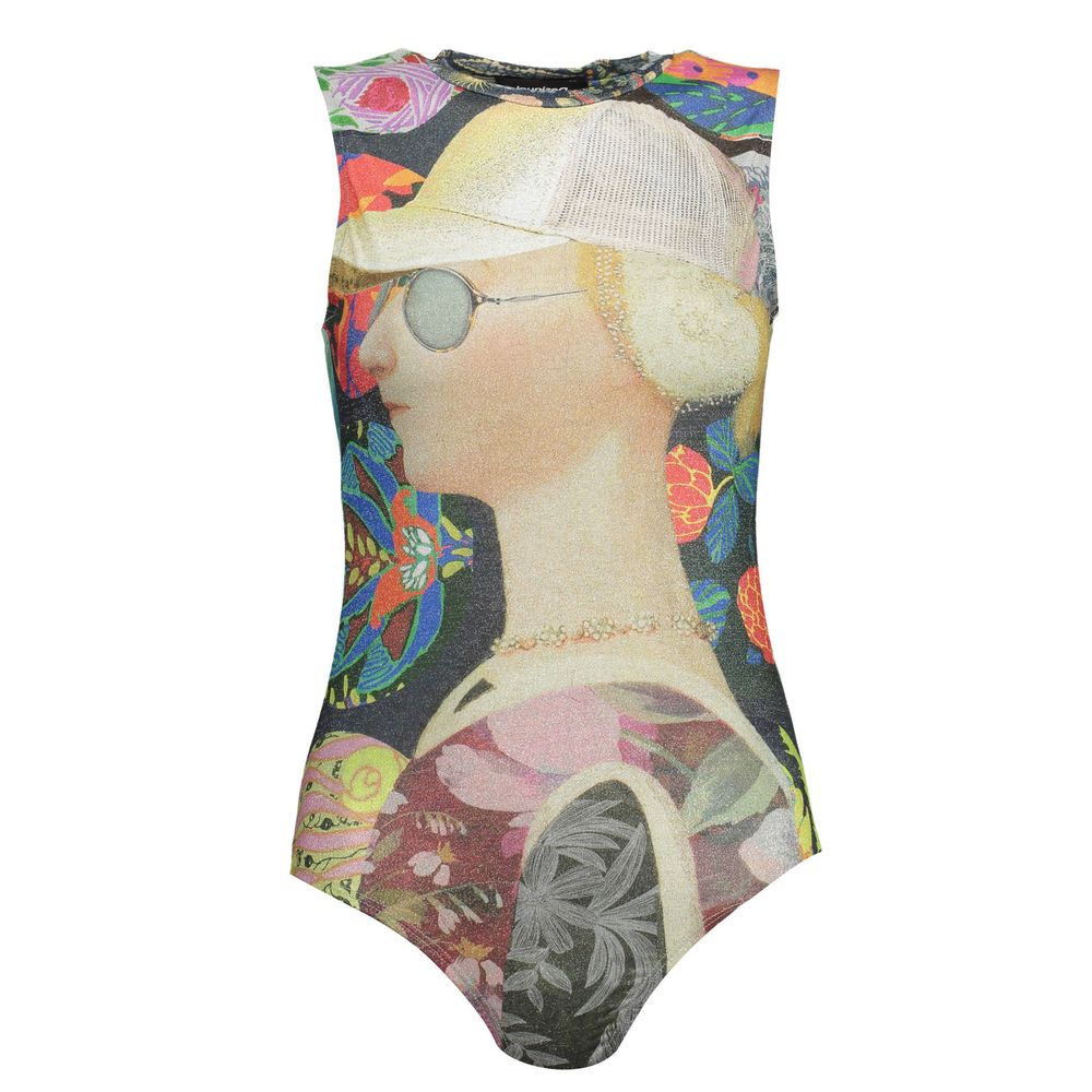 Desigual Grüner Polyester-Bodysuit