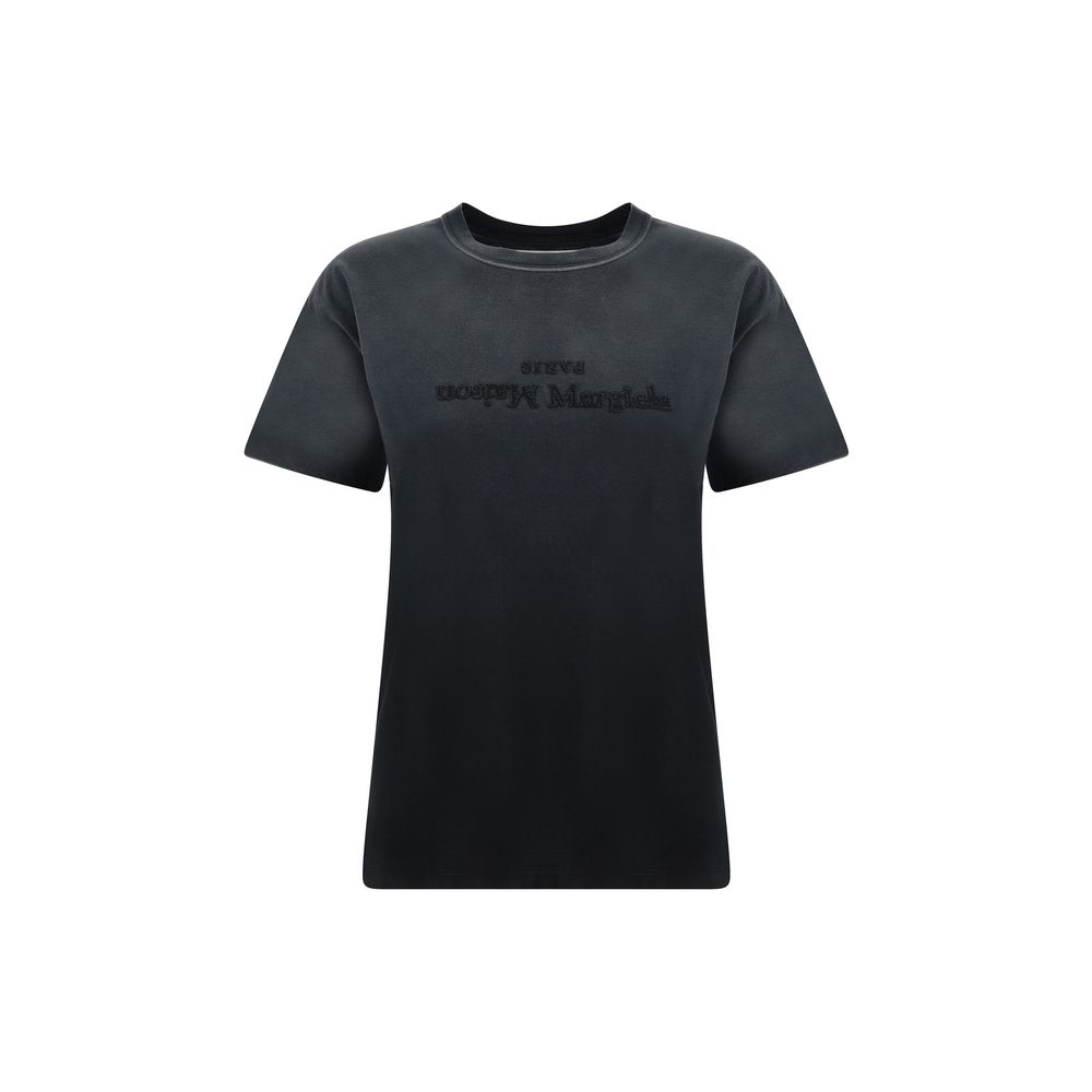 Margiela Graues Baumwoll-T-Shirt
