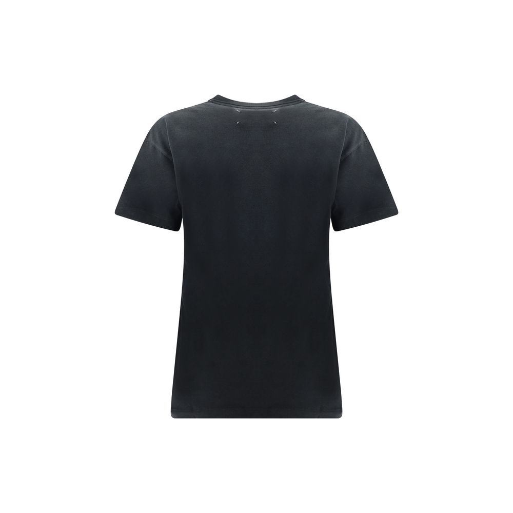 Margiela Graues Baumwoll-T-Shirt