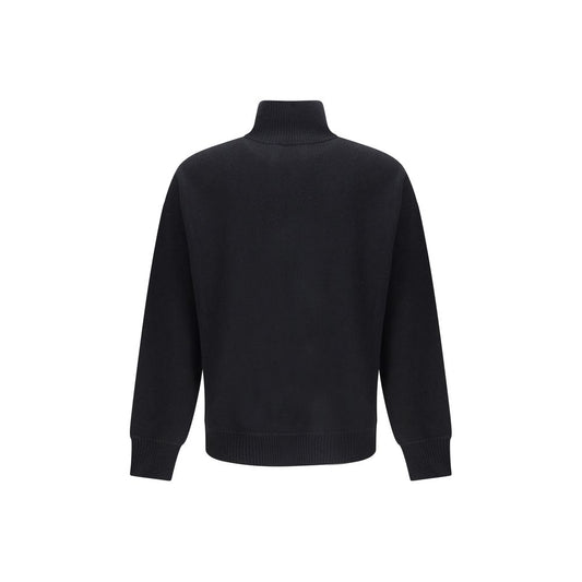 Roberto Collina Schwarzer Woll-Sweatshirt