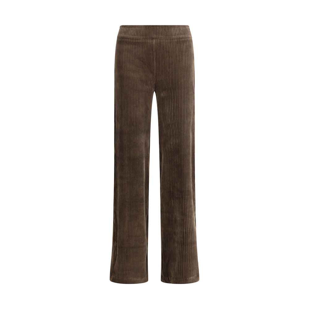 Avenue Montaigne Braune Baumwoll-Hose im Casual-Look
