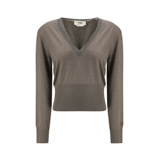 Fendi Brauner Kaschmir-Pullover