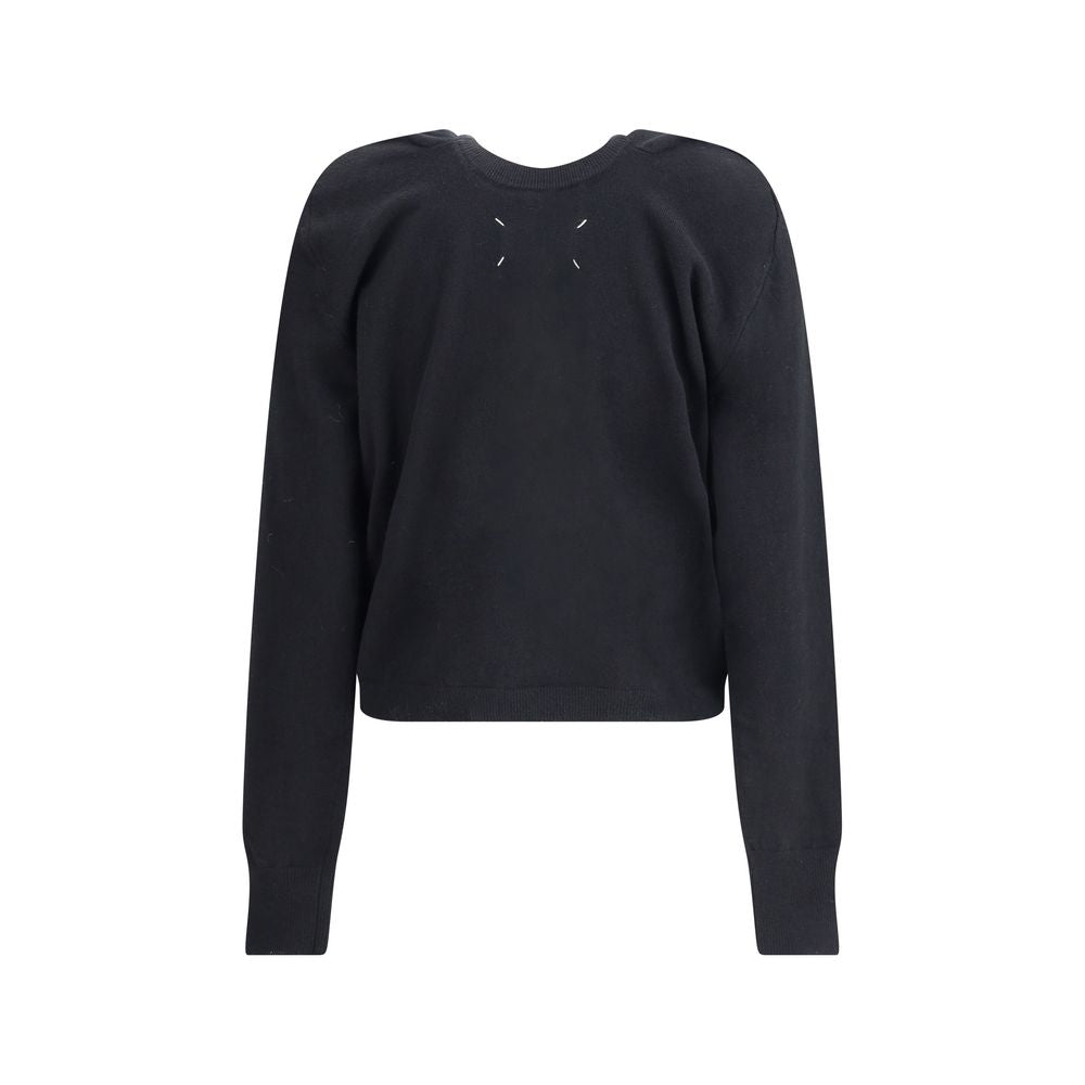 Margiela Schwarzer Woll-Sweatshirt