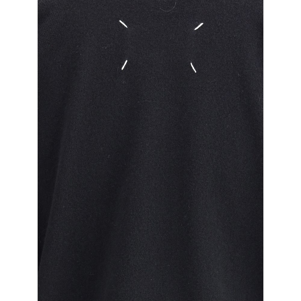 Margiela Schwarzer Woll-Sweatshirt