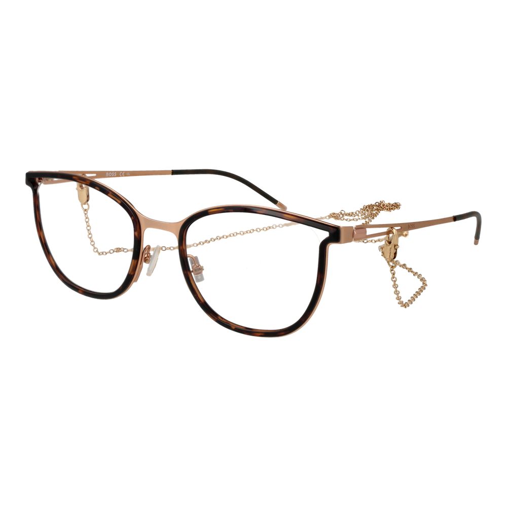 Hugo Boss Goldene Edelstahl-Brille (Gestelle)