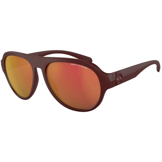 Armani Exchange Braune Sonnenbrille aus Acetat