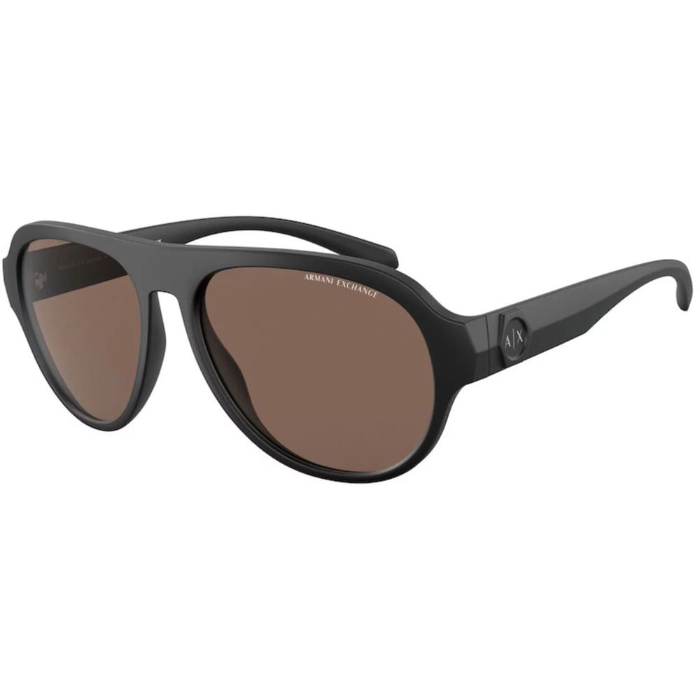 Armani Exchange Braune Sonnenbrille aus Acetat