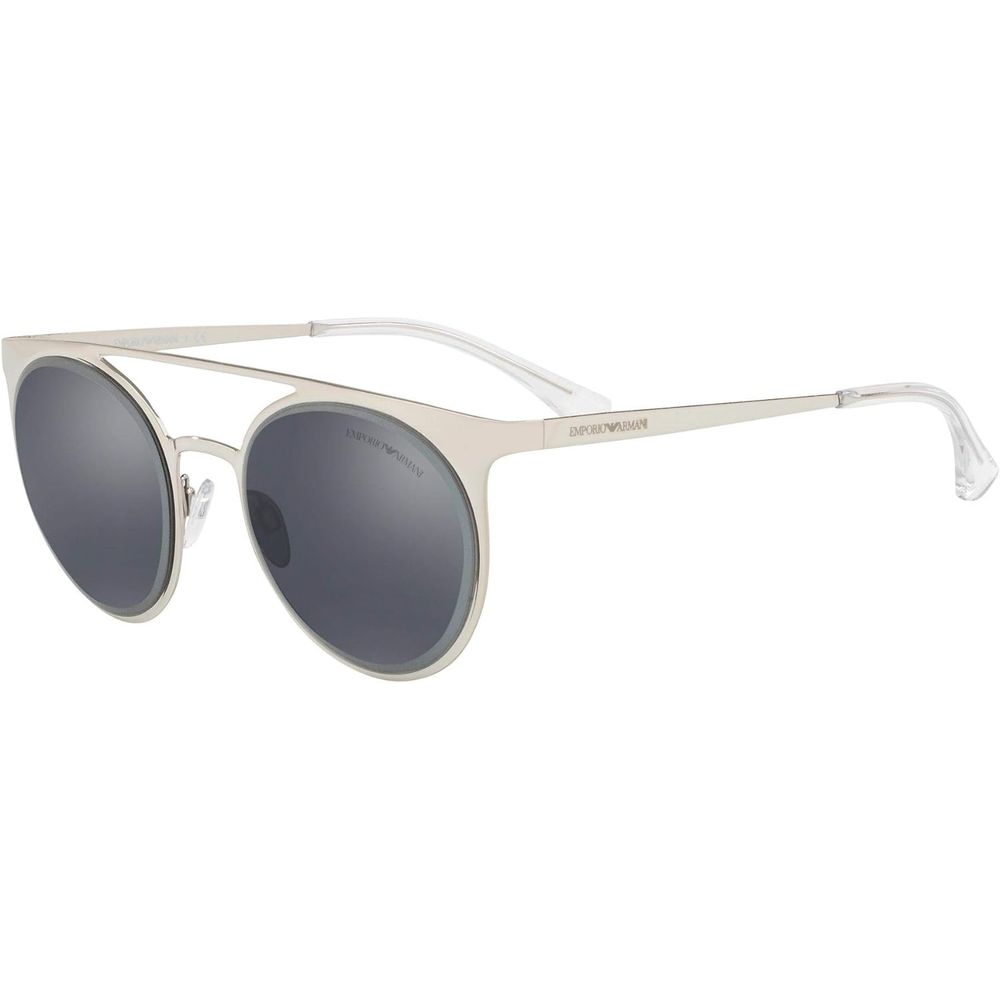 Emporio Armani Grau-Metall Sonnenbrille