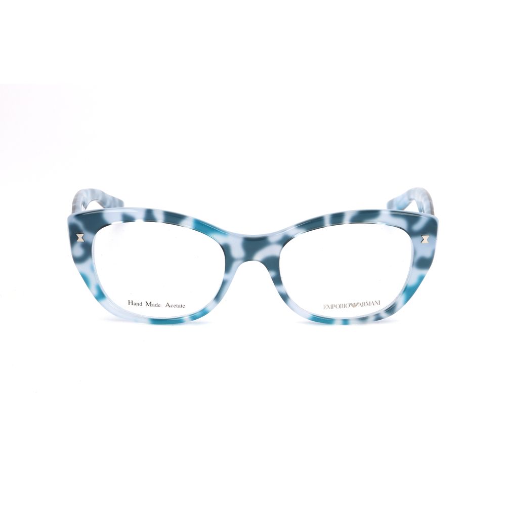 Emporio Armani Blaue Acetat-Brille (Gestell)