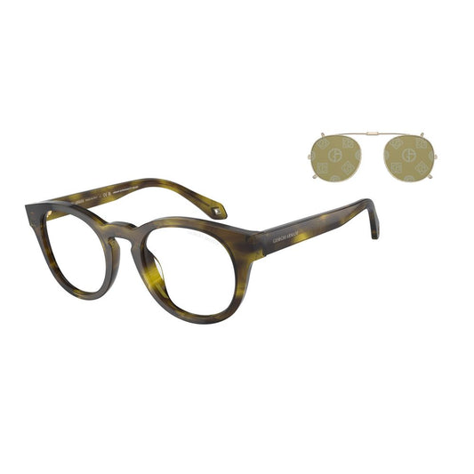 Giorgio Armani Braune Sonnenbrille aus Acetat