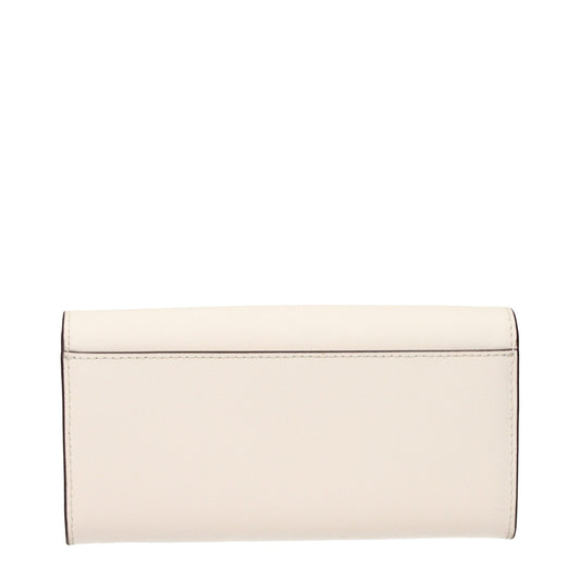 Michael Kors Beige Leder-Geldbörse