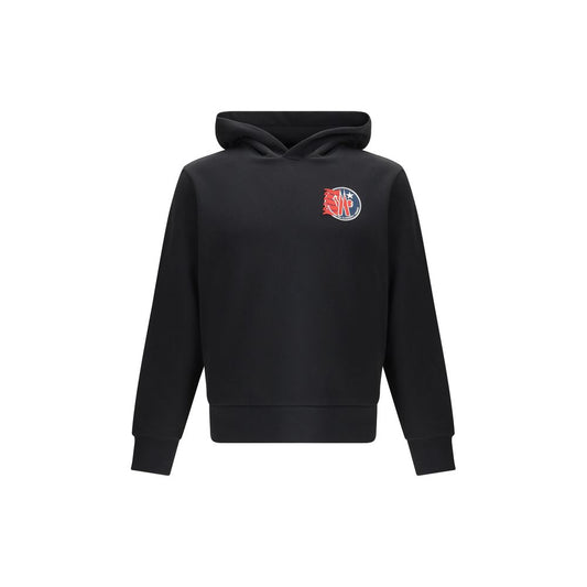 Moncler Schwarzer Baumwoll-Sweatshirt