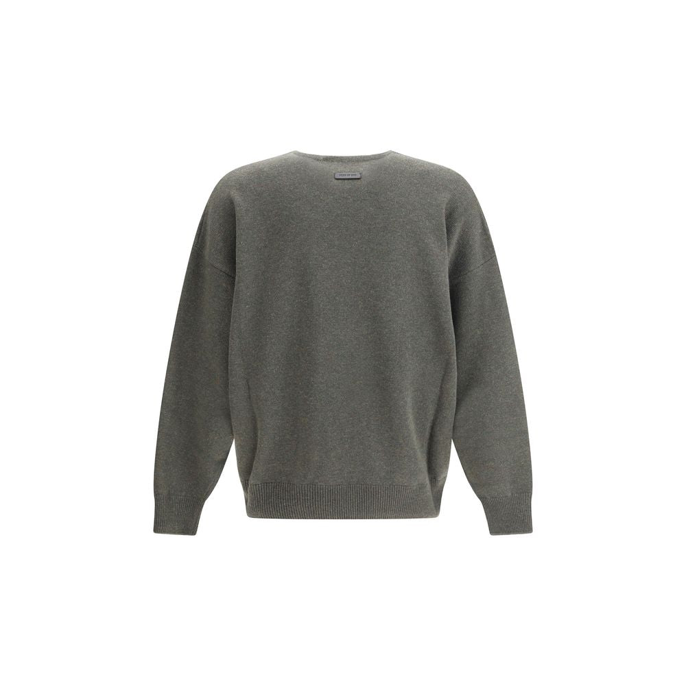 Fear Of God Schwarzer Woll-Sweatshirt aus Fleece