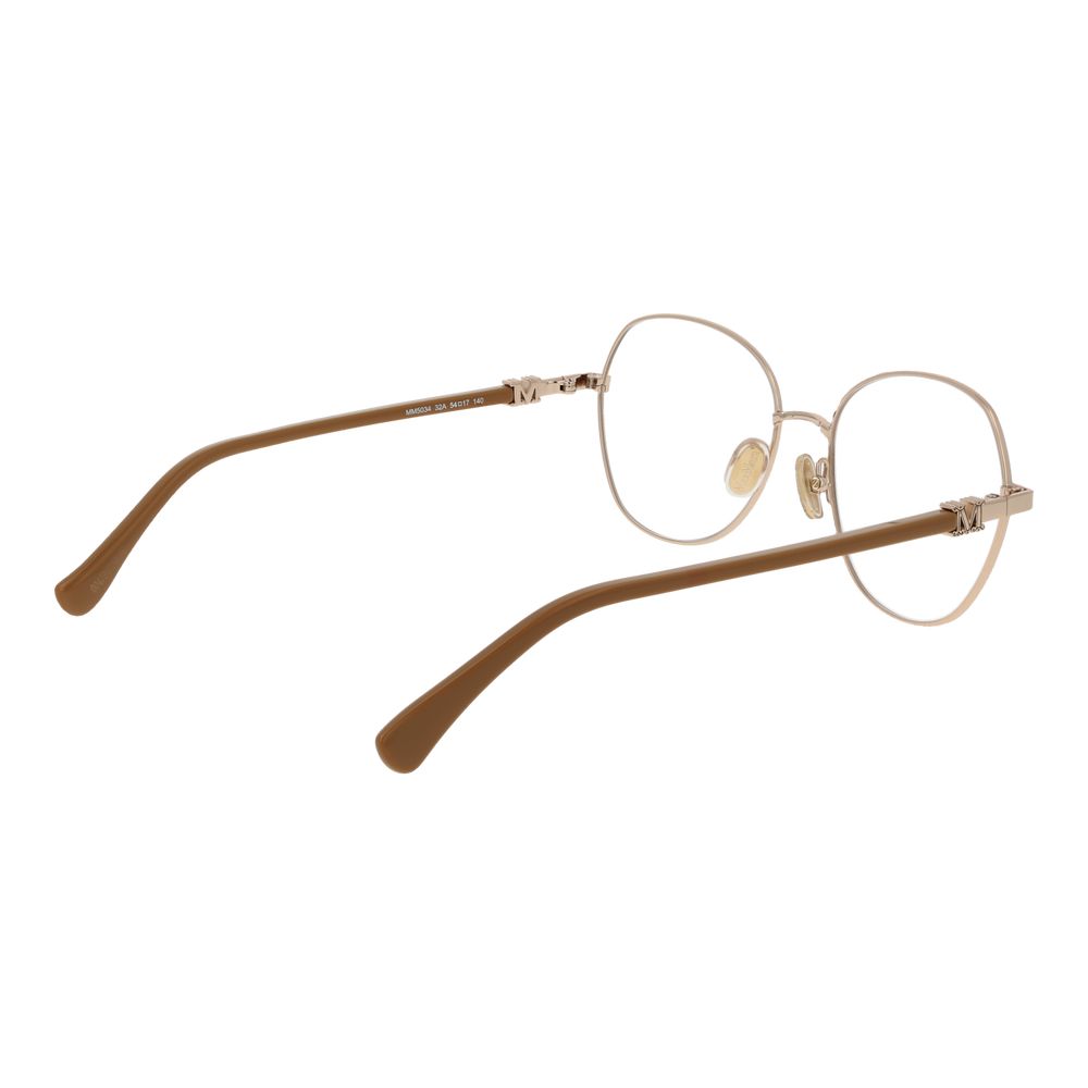 Max Mara Goldene Metallbrille (Gestell)