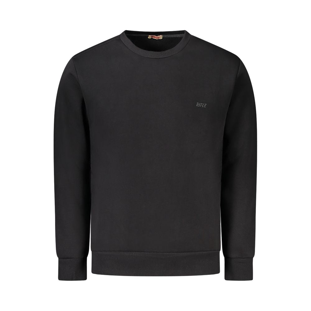 Rifle Baumwoll-Sweatshirt in Schwarz
