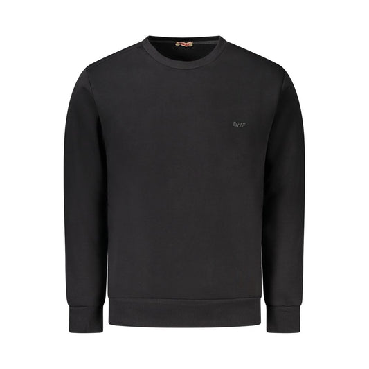 Rifle Baumwoll-Sweatshirt in Schwarz