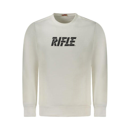 Rifle Baumwoll-Sweatshirt in Weiß