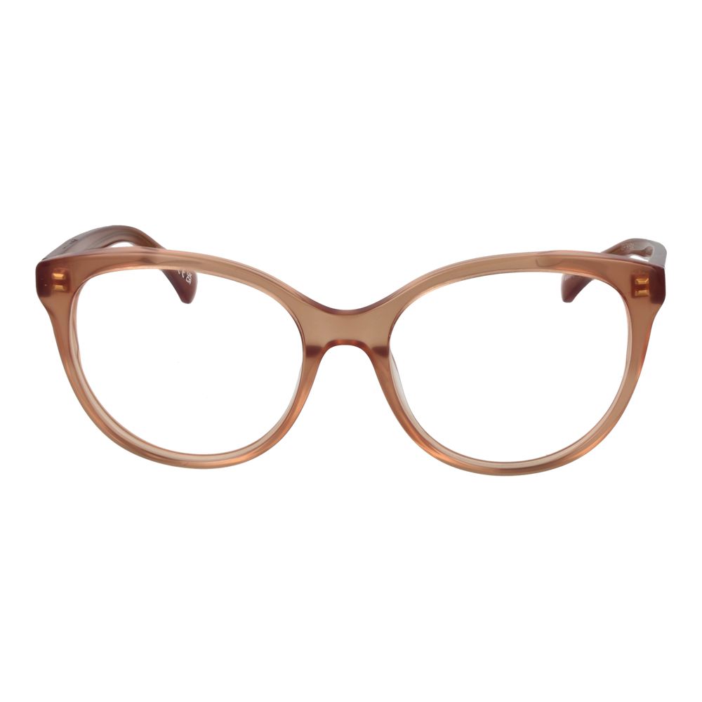 Max Mara Brillenrahmen aus braunem Acetat
