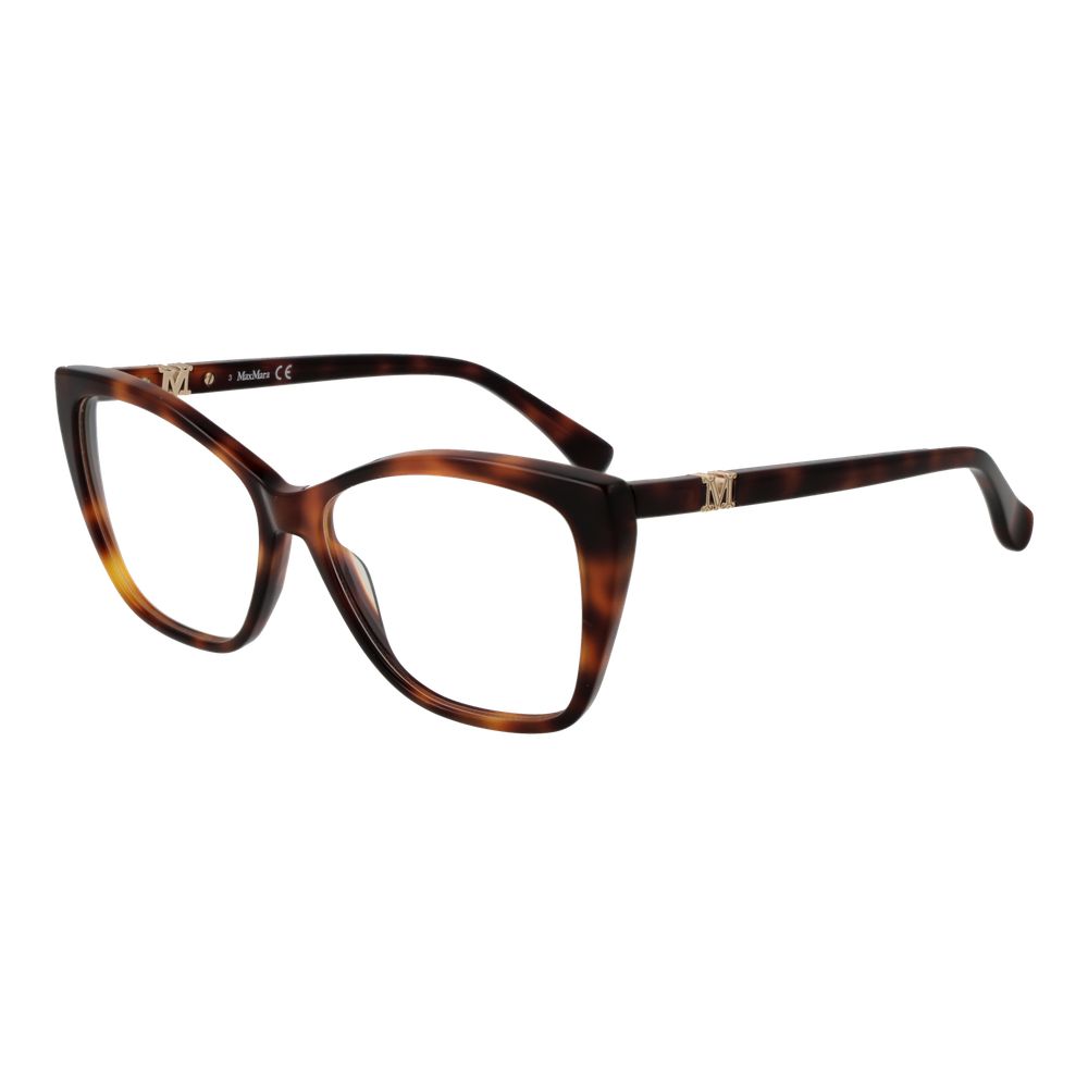 Max Mara Brillenrahmen aus braunem Acetat