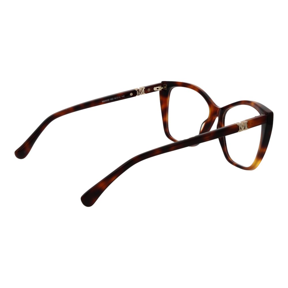 Max Mara Brillenrahmen aus braunem Acetat