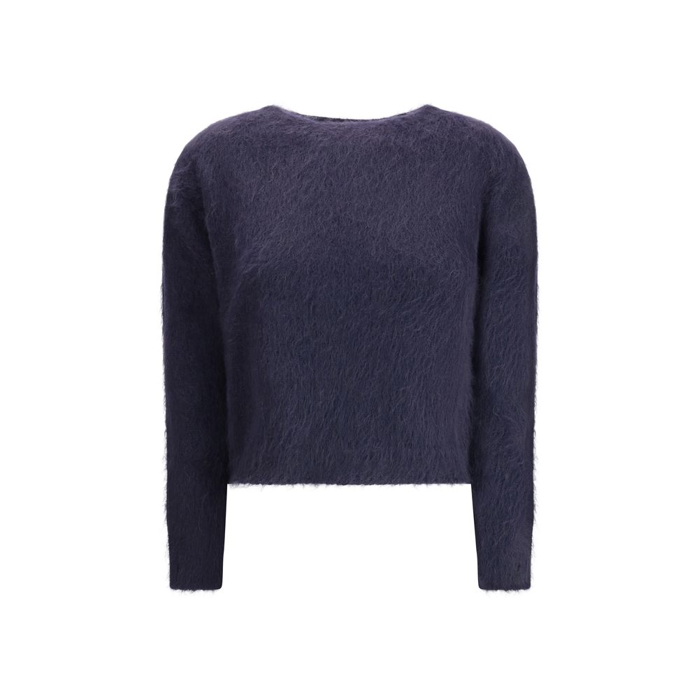 Max Mara Blauer Polyamid-Sweater