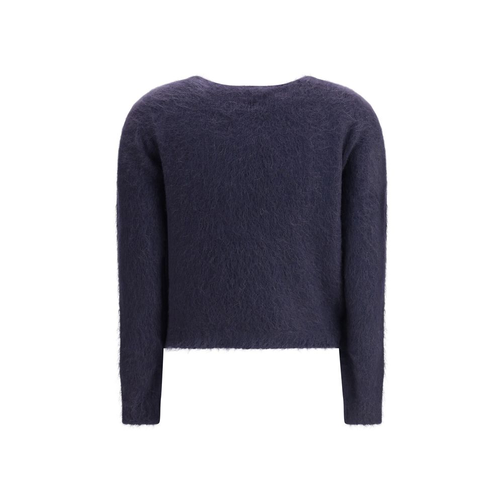Max Mara Blauer Polyamid-Sweater