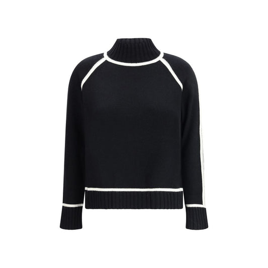 Max Mara Schwarzer Wollrollkragenpullover