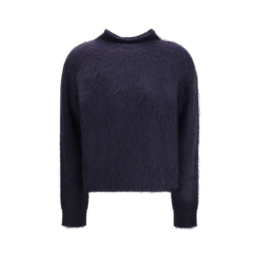 Max Mara Blauer Polyamid-Pullover
