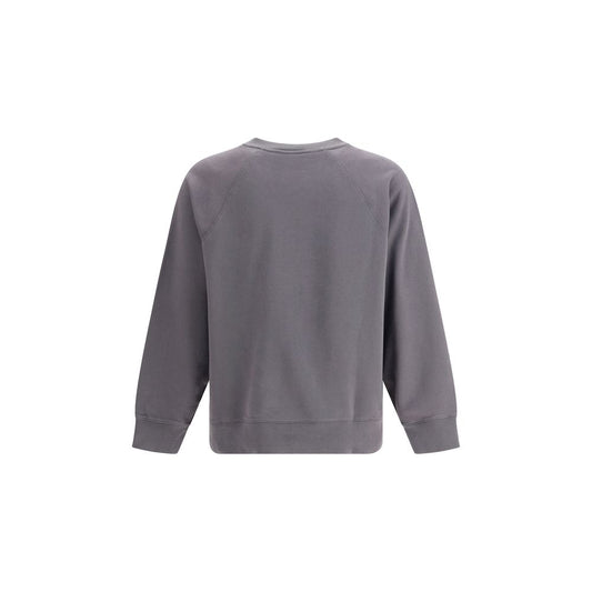 Maison Kitsuné Graues Baumwoll-Sweatshirt