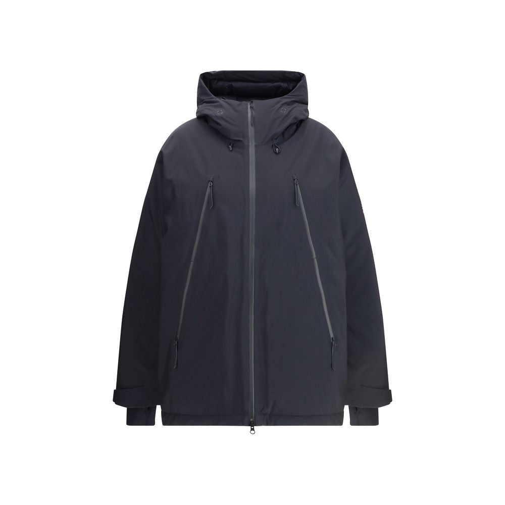 MM6 Schwarze Polyester-Parka