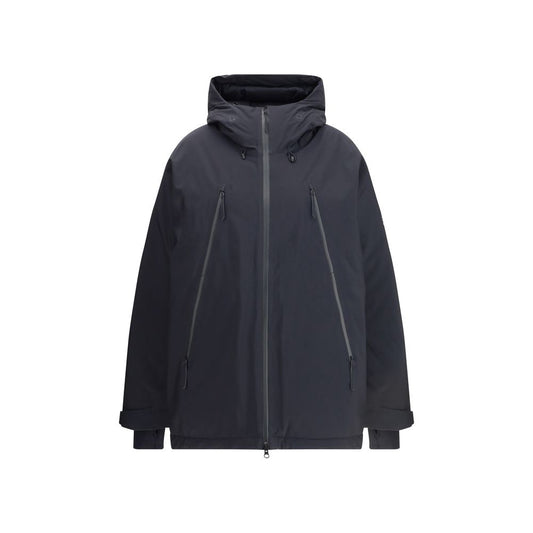 MM6 Schwarze Polyester-Parka