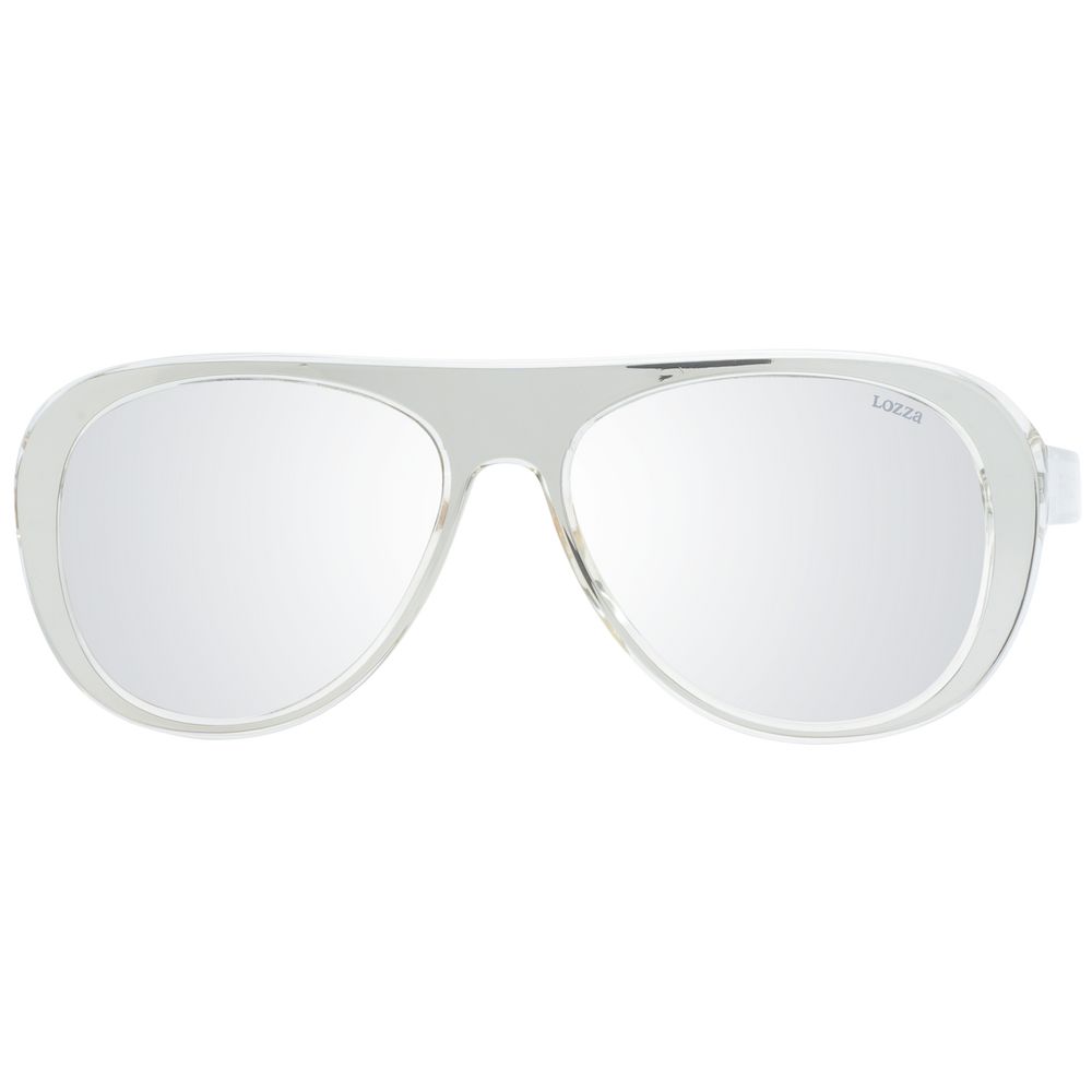 Lozza Sonnenbrille aus Silber, Acetat und Kunststoff