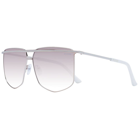 Guess Silberne Sonnenbrille mit Metallrahmen