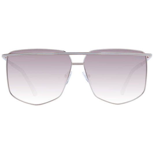 Guess Silberne Sonnenbrille mit Metallrahmen