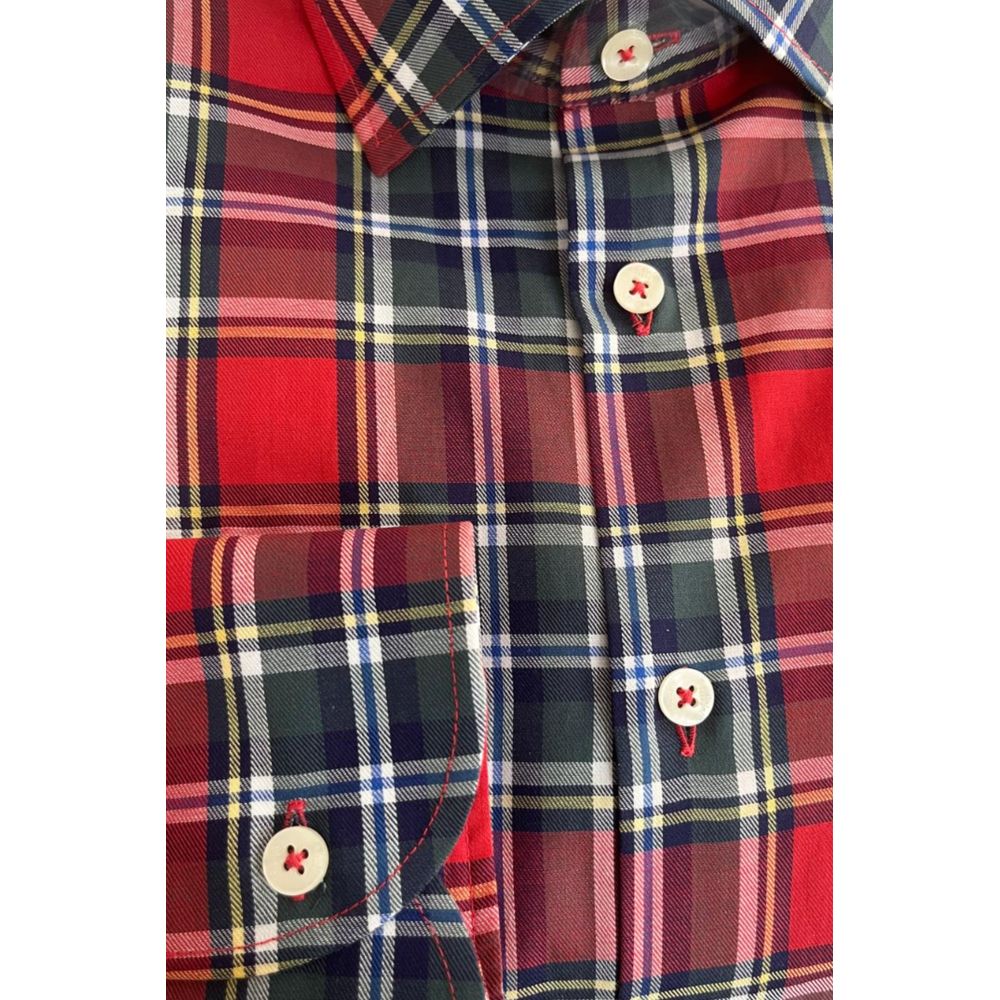 Baldinini Trend Baumwollhemd mit Multicolor-Muster