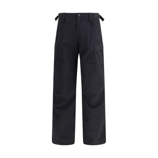 Balenciaga Schwarze Baumwoll-Cargo-Hose