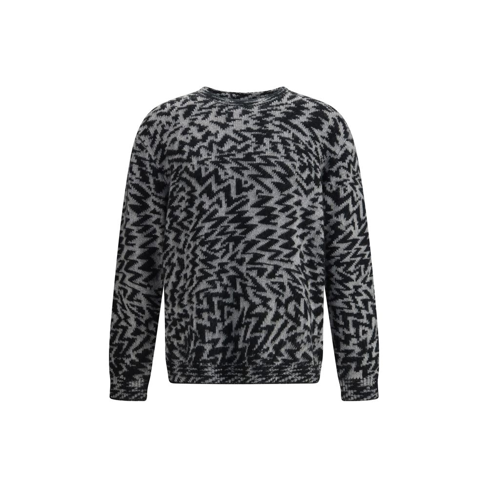 Laneus Grauer Woll-Sweatshirt