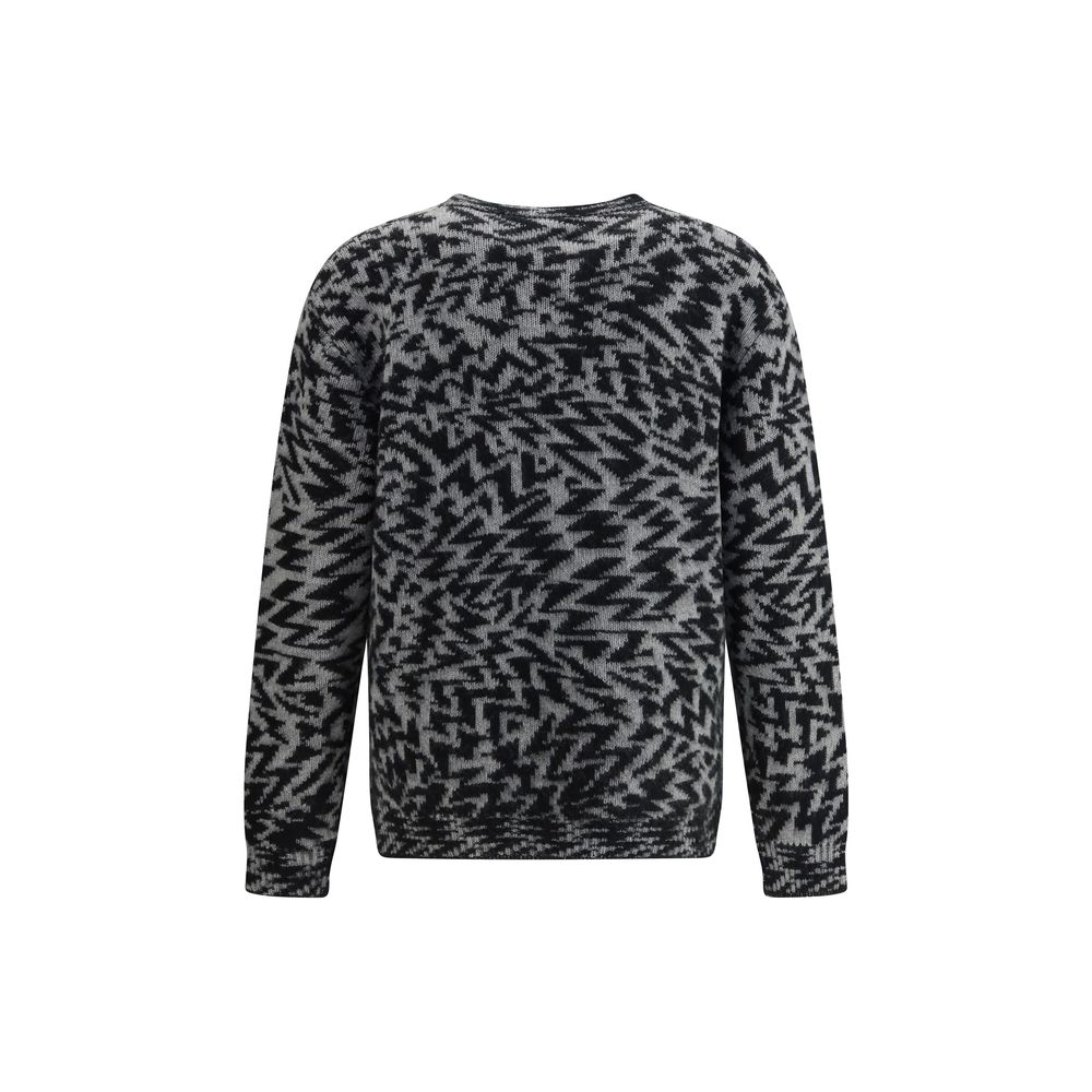 Laneus Grauer Woll-Sweatshirt