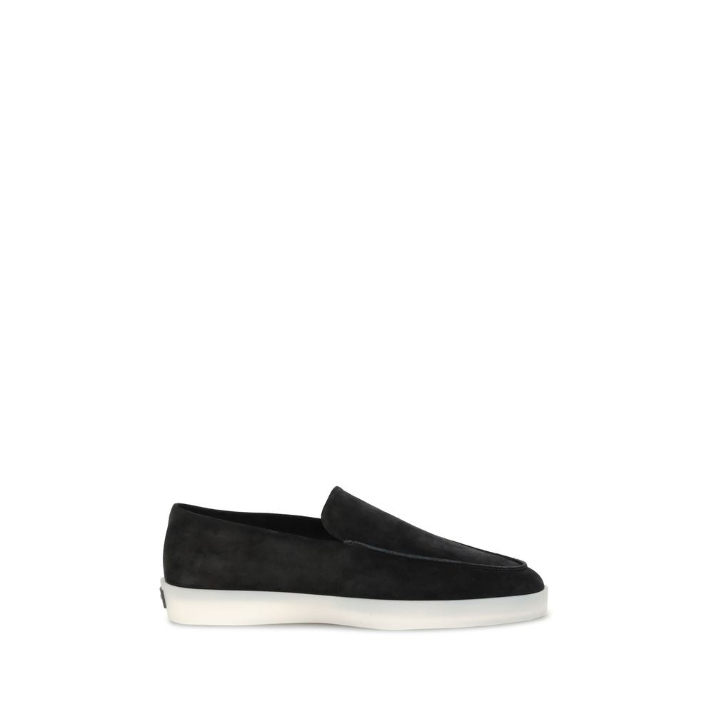 Fear Of God Schwarze Leder-Loafer zum Hineinschlüpfen