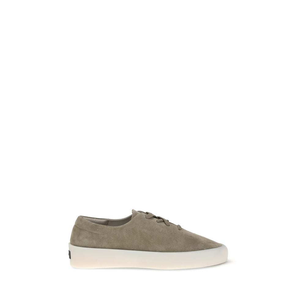 Fear Of God Beigefarbene Leder-Sneakers mit niedrigem Schaft