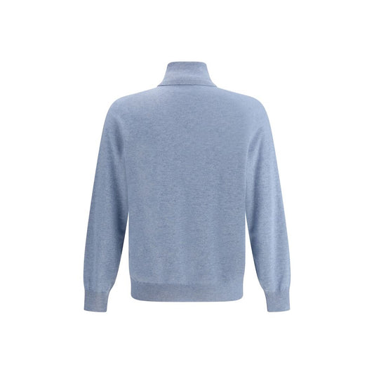 Brunello Cucinelli Hellblauer Kaschmir-Pullover