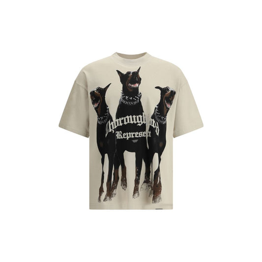 Represent Beigefarbenes Baumwoll-T-Shirt