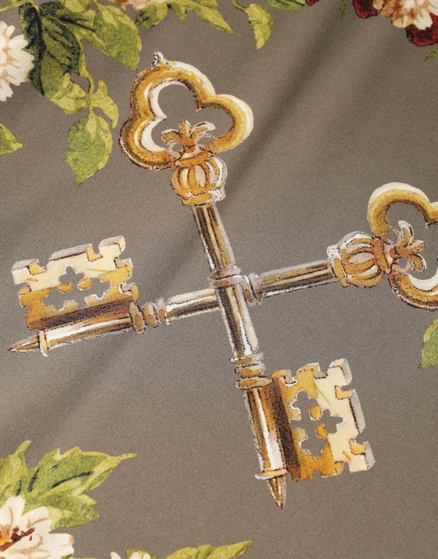 Dolce & Gabbana Zauberhaftes Sizilien Seiden-Pullover mit Rundhalsausschnitt