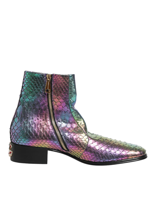 Dolce & Gabbana Bunte Chelsea-Stiefeletten